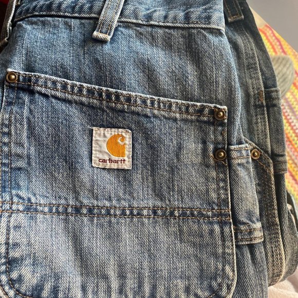 Carhartt Carpenter Denim Jeans Medium Wash - Picture 3 of 3